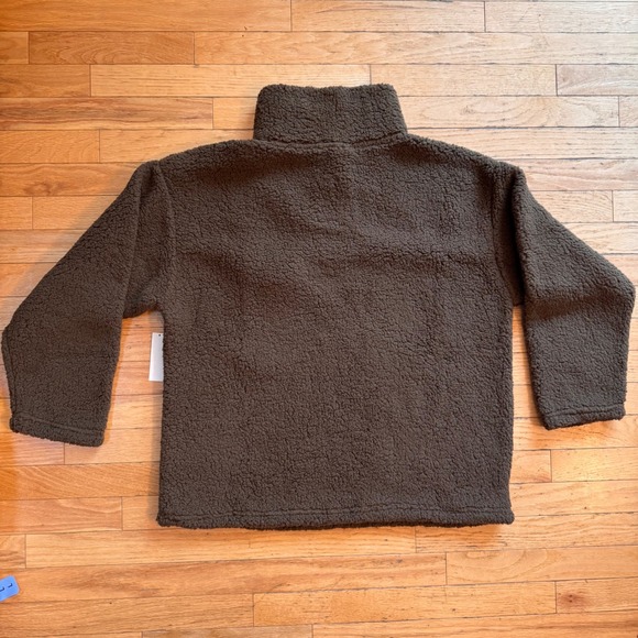 Disney Chip & Dale Sherpa Fleece Pullover Brown Womens XL-NWT - Picture 7 of 7